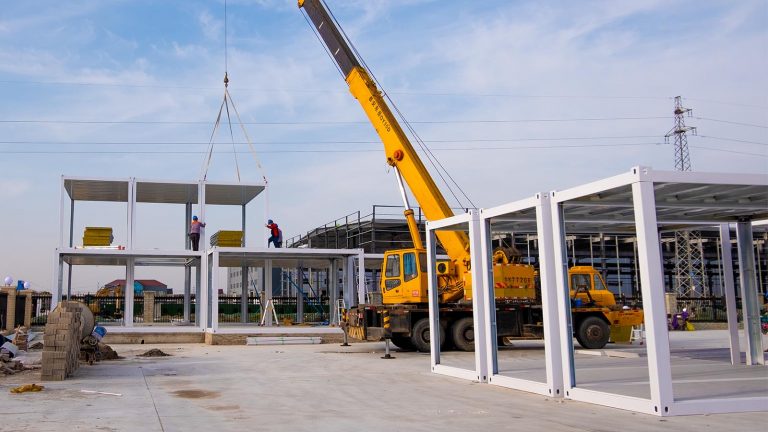 集装箱活动房二层吊装