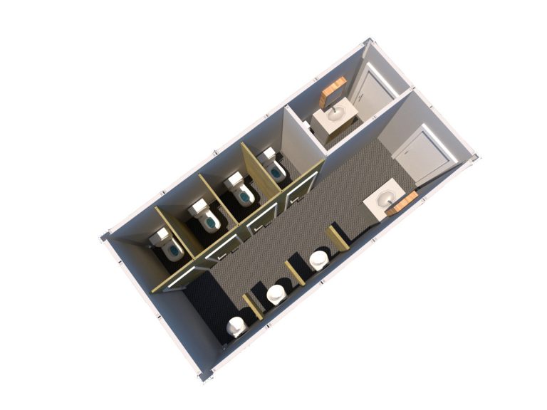 集装箱活动房男女卫生间