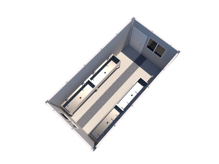 集装箱活动房盥洗室