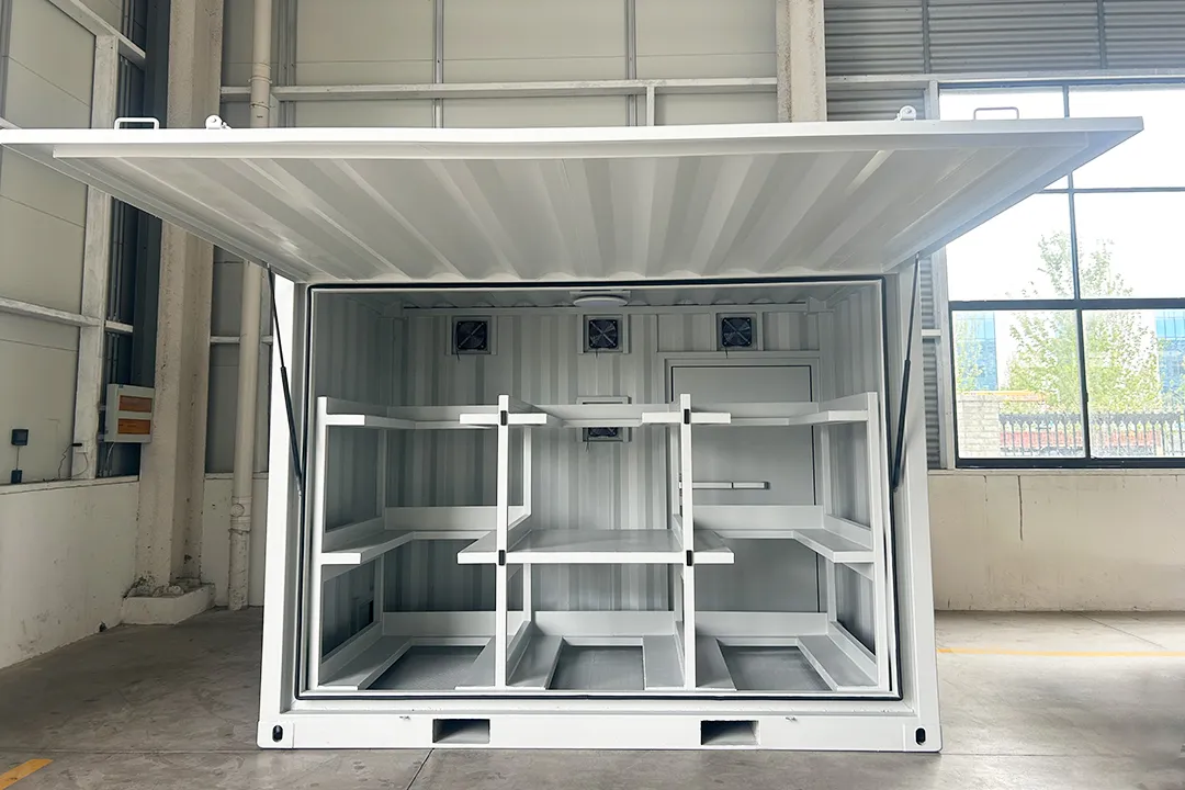 拓维®特箱工厂单侧开启储能箱内部支架与设备安装空间
